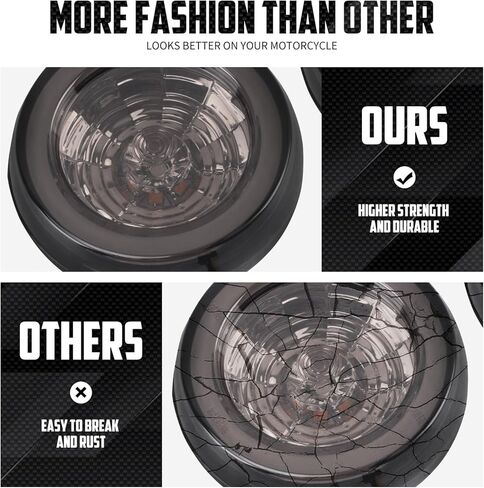 مصابيح إشارات الانعطاف LED للدراجة النارية الأمامية 1157 أضواء رصاصة مناسبة لدراجة Harley Softail Dyna Sportster Touring CVO Electra Glide Classic Street Glide Road Glide in Kuwait