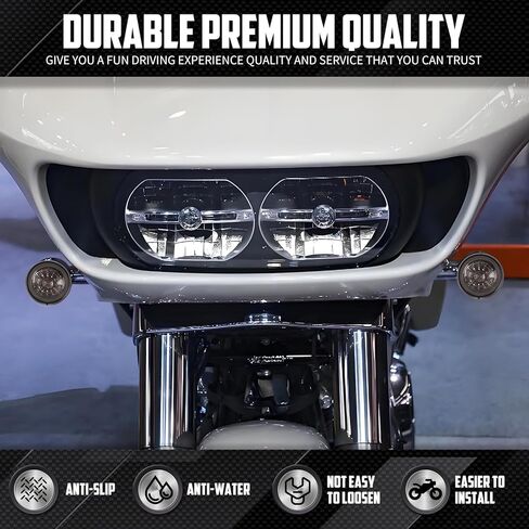 مصابيح إشارات الانعطاف LED للدراجة النارية الأمامية 1157 أضواء رصاصة مناسبة لدراجة Harley Softail Dyna Sportster Touring CVO Electra Glide Classic Street Glide Road Glide in Kuwait