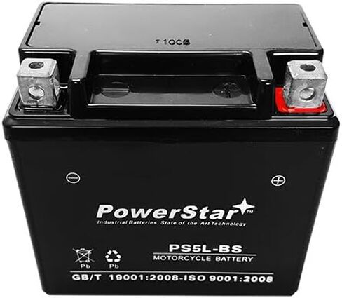 PowerStar YTX5L-BS, 5L-BS, GTX5L-BS Replacement Battery Sealed AGM Replacement for Honda, KTM, Kymco in Saudi Arabia