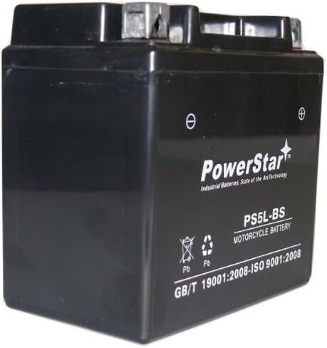 PowerStar YTX5L-BS, 5L-BS, GTX5L-BS Replacement Battery Sealed AGM Replacement for Honda, KTM, Kymco in Saudi Arabia
