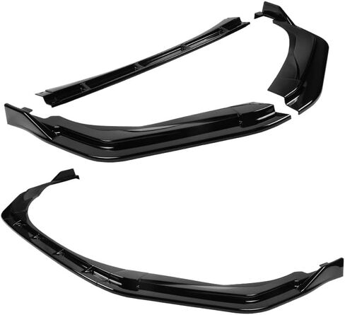 Front Bumper Lip Compatible with 23-25 for Toyota Corolla Sedan Hybrid SE/Hybrid XSE 20-25 for Toyota Corolla Hatchback SE/XSE Glossy Black Front Lip in Kuwait