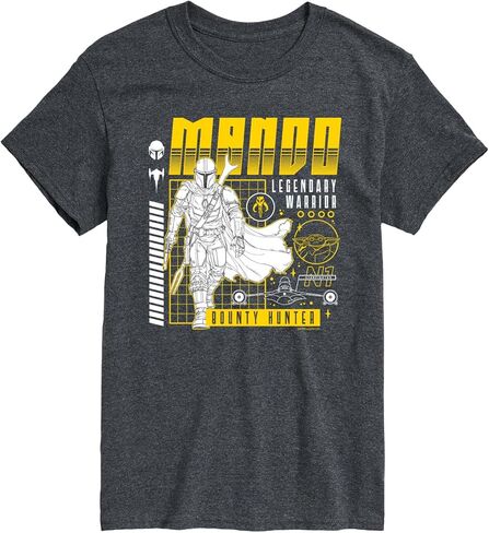 STAR WARS - The Mandalorian Mando Dark Digital - Men's Short Sleeve Graphic T-Shirt in Saudi Arabia