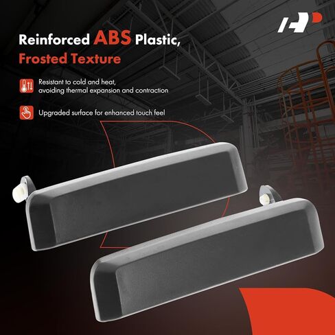 A-Premium Outside Exterior Door Handles Compatible with Nissan Sentra 1982-1986, Pathfinder 1987-1995, Pickup 1995-1997, 720 1986, D21 1986-1994, Textured Black, 2-PC Set, Front Side in Saudi Arabia
