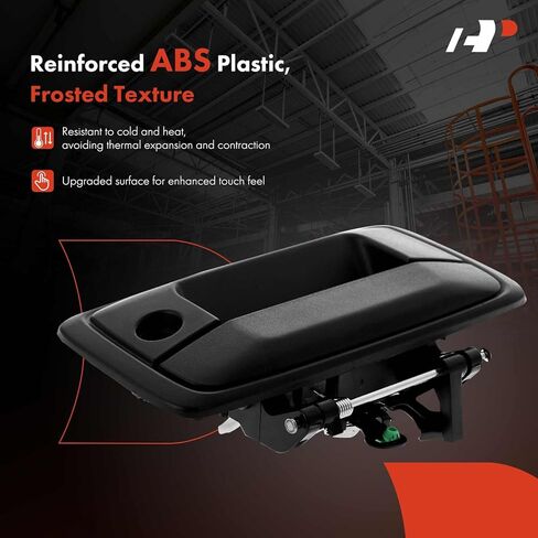 A-Premium Tailgate Handle Liftgate Latch Handle with Keyhole Compatible with Chevrolet Silverado 1500 2014-2015, Silverado 2500 3500 HD 2015 & GMC Sierra 1500, Sierra 2500 3500 HD, Textured Black in Saudi Arabia