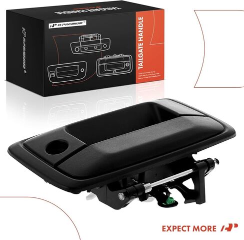 A-Premium Tailgate Handle Liftgate Latch Handle with Keyhole Compatible with Chevrolet Silverado 1500 2014-2015, Silverado 2500 3500 HD 2015 & GMC Sierra 1500, Sierra 2500 3500 HD, Textured Black in Saudi Arabia