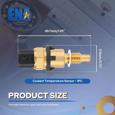 ENA Engine Coolant Temperature Sensor Compatible with Chevy Chevrolet Blazer Camaro GMC Acadia Canyon Cadillac XT5 Buick Lacrosse 2.0L 3.0L l4 V6 2016 2017 2018 2019 2020 2021 Replaces TX281 12650595 in Saudi Arabia