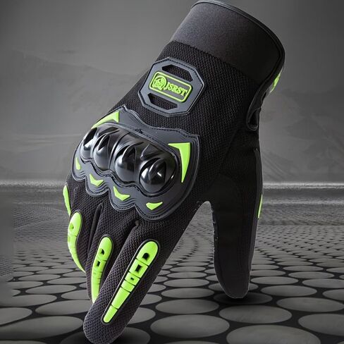 Mountain Bike Gloves for Men Knuckle Guard Padded Men's Cycling Gloves Breathable for Dirt Riding, Road Racing, Cycling, Climbing Work Outdoor Sports in Saudi Arabia