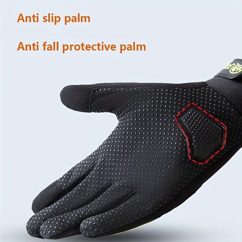 Mountain Bike Gloves for Men Knuckle Guard Padded Men's Cycling Gloves Breathable for Dirt Riding, Road Racing, Cycling, Climbing Work Outdoor Sports in Saudi Arabia