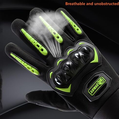 Mountain Bike Gloves for Men Knuckle Guard Padded Men's Cycling Gloves Breathable for Dirt Riding, Road Racing, Cycling, Climbing Work Outdoor Sports in Saudi Arabia
