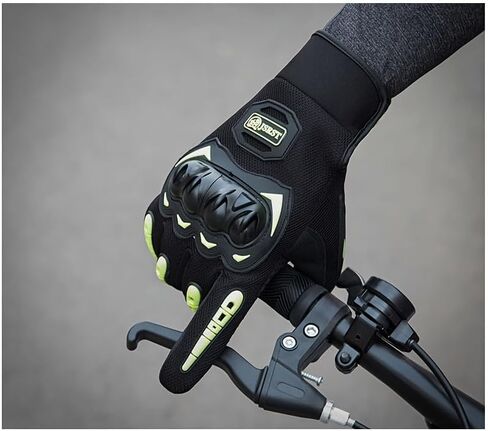 Mountain Bike Gloves for Men Knuckle Guard Padded Men's Cycling Gloves Breathable for Dirt Riding, Road Racing, Cycling, Climbing Work Outdoor Sports in Saudi Arabia
