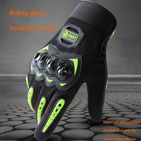 Mountain Bike Gloves for Men Knuckle Guard Padded Men's Cycling Gloves Breathable for Dirt Riding, Road Racing, Cycling, Climbing Work Outdoor Sports in Saudi Arabia