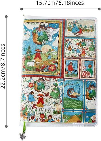 غلاف كتاب شفاف من البلاستيك مقاس A5. غطاء دفتري شفاف a5 مقاس 6.1 × 8.7 × 0.78 بوصة in Kuwait