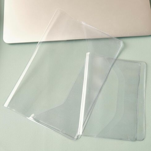 غلاف كتاب شفاف من البلاستيك مقاس A5. غطاء دفتري شفاف a5 مقاس 6.1 × 8.7 × 0.78 بوصة in Kuwait