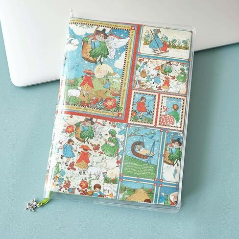 غلاف كتاب شفاف من البلاستيك مقاس A5. غطاء دفتري شفاف a5 مقاس 6.1 × 8.7 × 0.78 بوصة in Kuwait