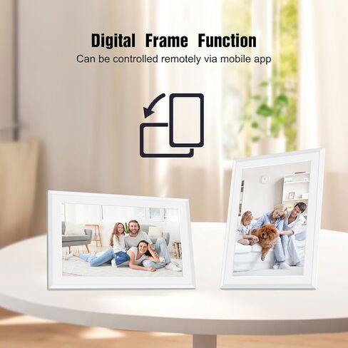 10.1" Digital Calendar and Digital Picture Frame Smart Family Planner Chore Charts with Task Rewards Meal Planning Interactive Display for Family Schedules 32GB 1280x800P IPS Touchscreen Desk Calendar in Saudi Arabia