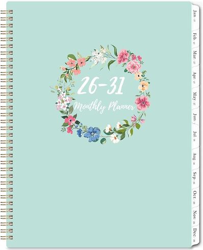 2026-2031 Monthly Planner/Calendar - 5 Year Planner 2026-2031 from JUL. 2026 - JUN. 2031, 9" x 11", Monthly Tabs, Note Pages, Twin-Wire Binding, Transparent Waterproof PP Cover in Kuwait