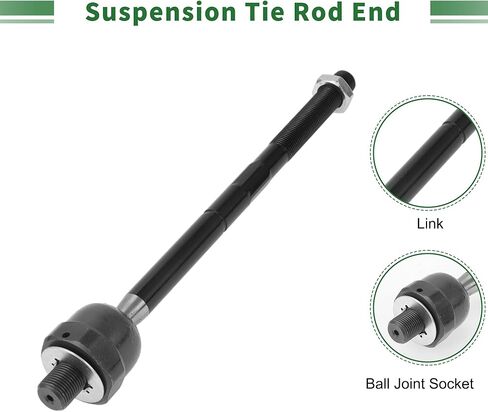 X AUTOHAUX 6pcs Front Suspension Kit Inner Outer Tie Rod End Front Sway Bar Link for Ford for Mustang 2015-2019 No.ES801352/EV801343/K750798 in Saudi Arabia