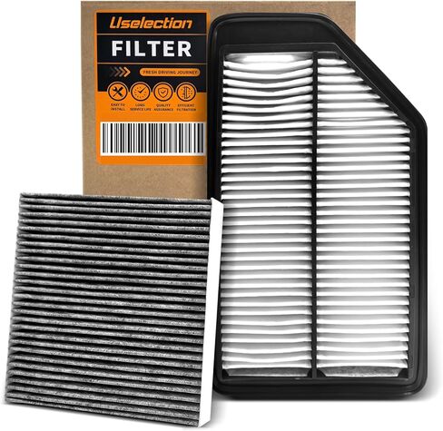 Engine & Cabin Air Filter with Activated Set for Odyssey (2011-2017 3.5L Gas) Replaces 17220-RV0-A00, 80292-SDA-A01, CA11042, SA11042 in Kuwait