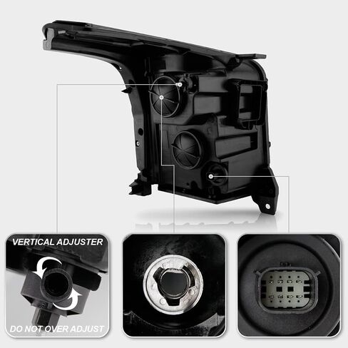 ACANII - For [Halogen Model] 2015-20120 GMC Yukon XL SLT|SLE OE Style LED DRL Projector Headlights Headlamps Left+Right in Saudi Arabia