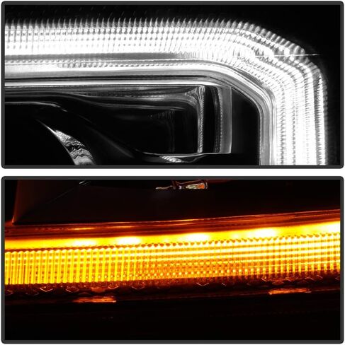 ACANII - For [Halogen Model] 2015-20120 GMC Yukon XL SLT|SLE OE Style LED DRL Projector Headlights Headlamps Left+Right in Saudi Arabia