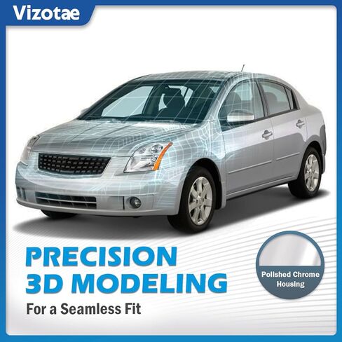 Headlights Assembly for 2007-2009 Nissan Sentra 4-Door Halogen Headlamp Replacement, High/Low Beam W/Bulbs, Driver & Passenger Side in Kuwait