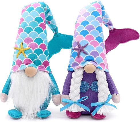 2 Pack 14.5 Inch Spring Tulip Gnome Plush Decor, Cute Faceless Gnomes with Flower Bouquet, for Mom, Valentine’s Day Gift for Women, Spring Home Tabletop Shelf Decoration in Kuwait