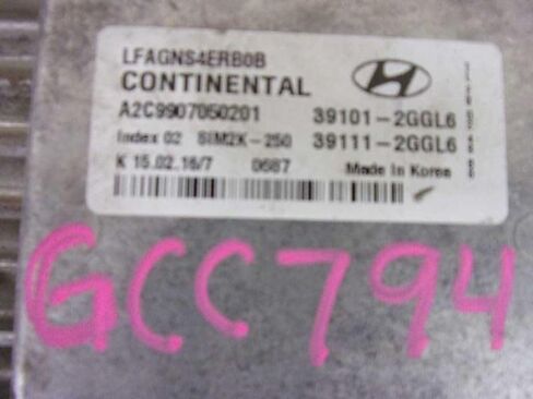 Engine ECM Control Module 2.4L Fits 15-17 Sonata 39111-2GGL6 391112GGL6 in Saudi Arabia