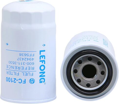 FC-2100 Fuel Filter Replace MIU805005, 129A00-55800-HD, 129A00-55800, WF10176, BF9910 Fits Yanmar 4TNV98 4TNV98T-ZSBV2 3JH40 4JH45 4JH57 4JH80 4JH110 Engine John Deere Excavator 50G 60G 75G 85G in Saudi Arabia