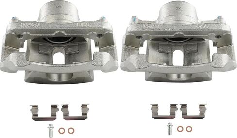 19B3310 19B3311 مجموعة فرامل قرص الفرامل الأمامية اليسرى واليمنى مع دعامة متوافقة مع 2006-2012 لإنفينيتي لـ FX35، 2013 لإنفينيتي لـ FX37، 2006-2008 لإنفينيتي لـ FX45 in Kuwait