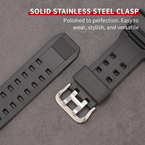 استبدال حزام الراتنج/حزام الساعة لساعات كاسيو GW-9400 الرجالية in Kuwait