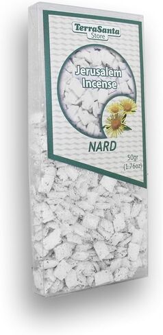 Biblical Frankincense Greek Orthodox Church Grade Nard Scented Aromatic Incense Resin for Burner from Holy Land Jerusalem (50g (1.76 oz)) in Saudi Arabia