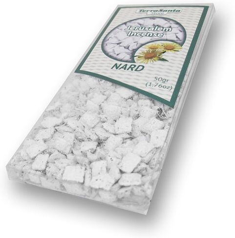 Biblical Frankincense Greek Orthodox Church Grade Nard Scented Aromatic Incense Resin for Burner from Holy Land Jerusalem (50g (1.76 oz)) in Saudi Arabia