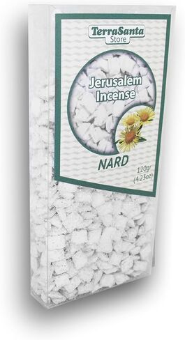 Biblical Frankincense Greek Orthodox Church Grade Nard Scented Aromatic Incense Resin for Burner from Holy Land Jerusalem (50g (1.76 oz)) in Saudi Arabia