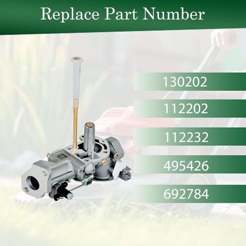 Autoparts New Carburetor Replacement for Briggs Stratton 130202 112202 112232 134202 137202 133212 5Hp 692784,495951,495426, 498298 in Saudi Arabia
