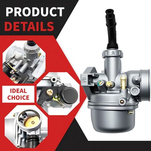 مكربن ​​PZ19 للدراجة الترابية TaoTao ATV 125cc 110cc 90cc 70cc 50cc Kazuma Quad Go Kart 4 - محرك الأشواط in Kuwait