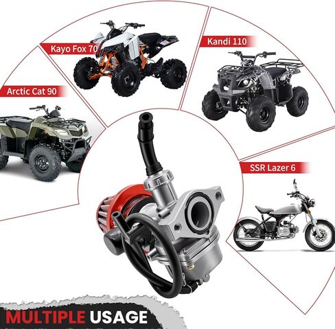 مكربن ​​PZ19 للدراجة الترابية TaoTao ATV 125cc 110cc 90cc 70cc 50cc Kazuma Quad Go Kart 4 - محرك الأشواط in Kuwait