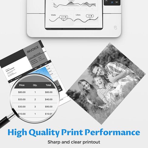 خرطوشة حبر 26A متوافقة مع خرطوشة الحبر الأسود HP 26A CF226A 26X CF226X تعمل لطابعات Laser Jet Pro MFP M426fdw، M426fdn، M402dn، M402dne، M402dw، M402n، M426، M402 Series، عبوتان in Kuwait