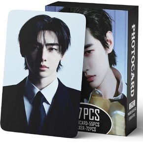 Yuto 127 PCS Photocards 55 PCS Lomo Cards Set 72 PCS Stickers postcard Gift Merchandise for Boys and Girls(Heeseung) in Kuwait