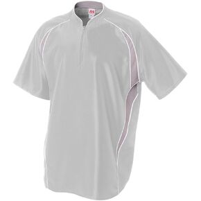 Adult Large Silver/Grey 1/4 Zip Baseball/Softball Jacket in Kuwait