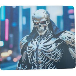 لوحة ماوس للألعاب من زجاج الجمجمة، سطح خاص لبساط الماوس الاحترافي مع دقة وسرعة محسنة، مقاومة للماء وسهلة التنظيف، سطح متين للألعاب عالية السرعة (13.8 بوصة × 11.8 بوصة) in Kuwait