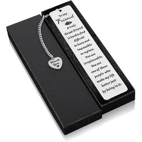 Ouligay أفضل صديق الهدايا المرجعية للنساء محبي الكتاب، علامة كتاب معدنية للقراءة، أفضل صديق هدية عيد ميلاد التخرج للنساء الصداقة لمسافات طويلة لأفضل صديق زميل العمل Bestie Bff Bookish in Kuwait