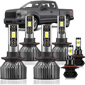 Fits for Ford F250/F350/F450/F550 super duty (2005-2022), Fog Light Bulbs Combo Kit, 600% Upgrade Easy-Install 6-Pack in Saudi Arabia