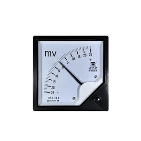 6c2 Plus-Minus millivolt Meter bidirectional 20mv 25 millivolt ±100mv 300 Pointer Voltmeter dc DC Meter in Kuwait