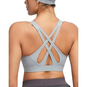 RUNNING GIRL Sports Bras for Women High Support, Adjustable Straps High Impact Sports Bras with Sewn in Pads Running Bra in Kuwait