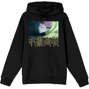 Jujutsu Kaisen Yuji Itadori Anime Screenshot سويت شيرت أسود للرجال in Kuwait