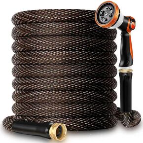 Garden Hose 100FT - 600PSI High Pressure, Kink-Free & Lightweight, Abrasion Resistant Water Hose for Car Wash, Lawn, Watering in Kuwait