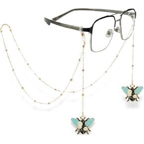 Stylish Glasses Chain for Women,14K Gold Plated Sunglasses Lanyard, Eye Glasses Holders Around Neck in Kuwait