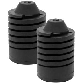 قطعتان من مطاط إيقاف الصدمات للغطاء، سدادة وسادة ممتصة للصدمات ذات مرونة ممتازة، تعديل OEM # 90541-15019، متوافق مع Highlander Rongfang Corolla Tundra Runner (أسود) in Kuwait