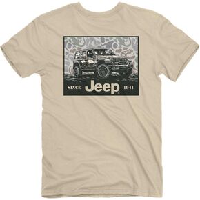 تي شيرت جيب كامو، رملي | تصميم رانجلر | 100% قطن in Kuwait