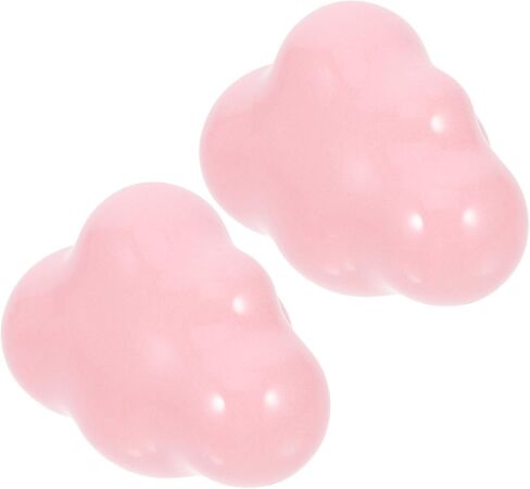 Cloud Shape Ceramic Cabinet Knobs 2pcs Cute Drawer Pulls Wardrobe Handles Vintage Style for ’ Room Home Decor and Kitchen Cabinet Hardware in Saudi Arabia